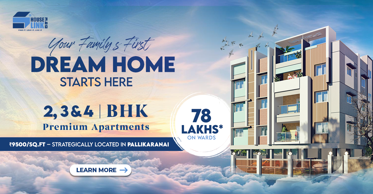 Premium 2BHK Apartments | Pallikaranai | Price starts from 78 Lakhs*